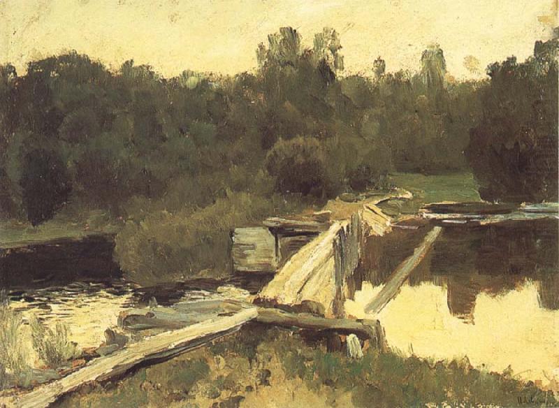 Levitan, Isaak At the Shallow china oil painting image